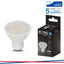 LED LAMPADA SAMSUNG CHIP GU10 10W MILKY COVER PLASTICA 3000K