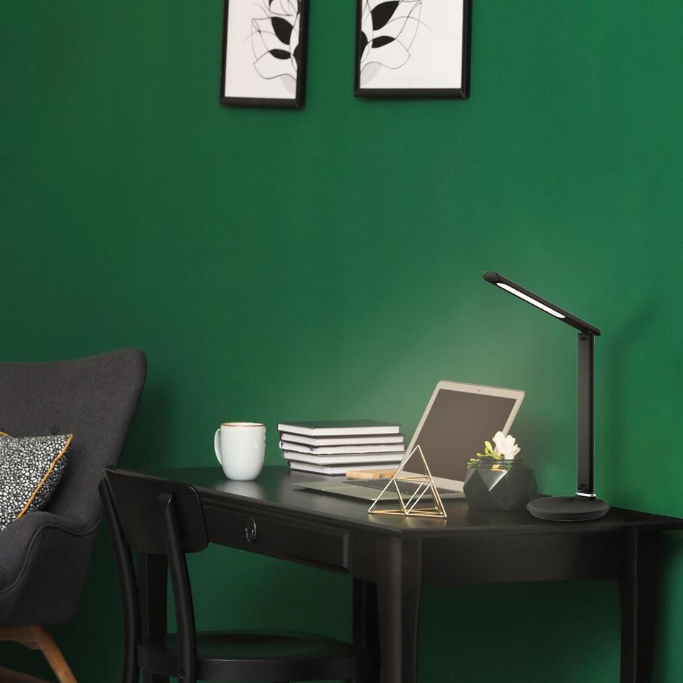 OSIAS TABLE LED 9W BLACK       STEP DIMMING BLACK