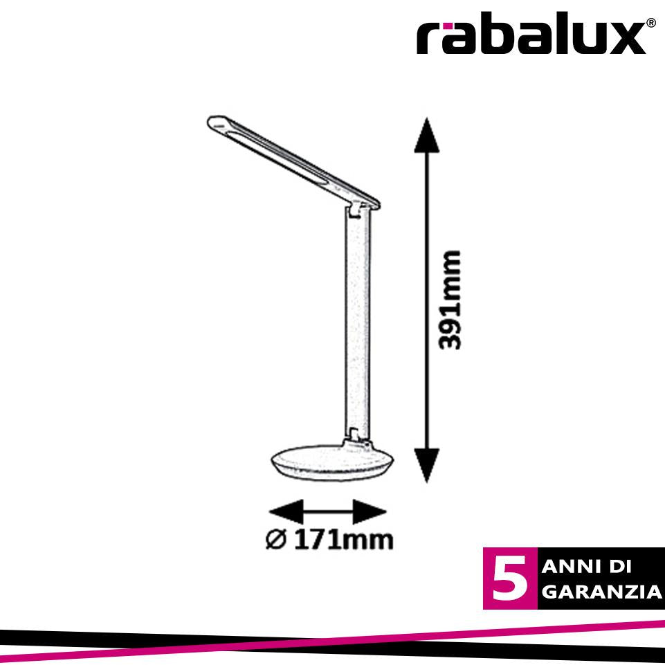 OSIAS TABLE LED 9W BLACK       STEP DIMMING BLACK