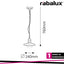 OSLO OUTDOOR PENDANT E27 60W BLACK IP44