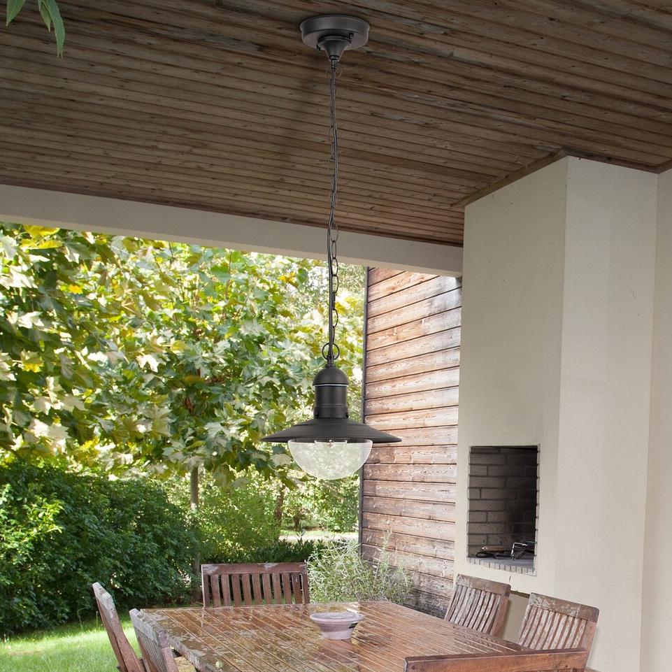 OSLO OUTDOOR PENDANT E27 60W BLACK IP44