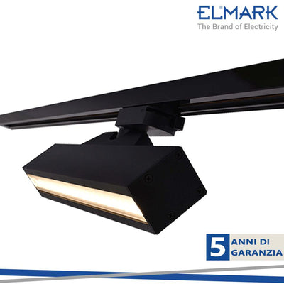 TRACK LIGHT T30 4-LINES 12W 30D CCT BLACK