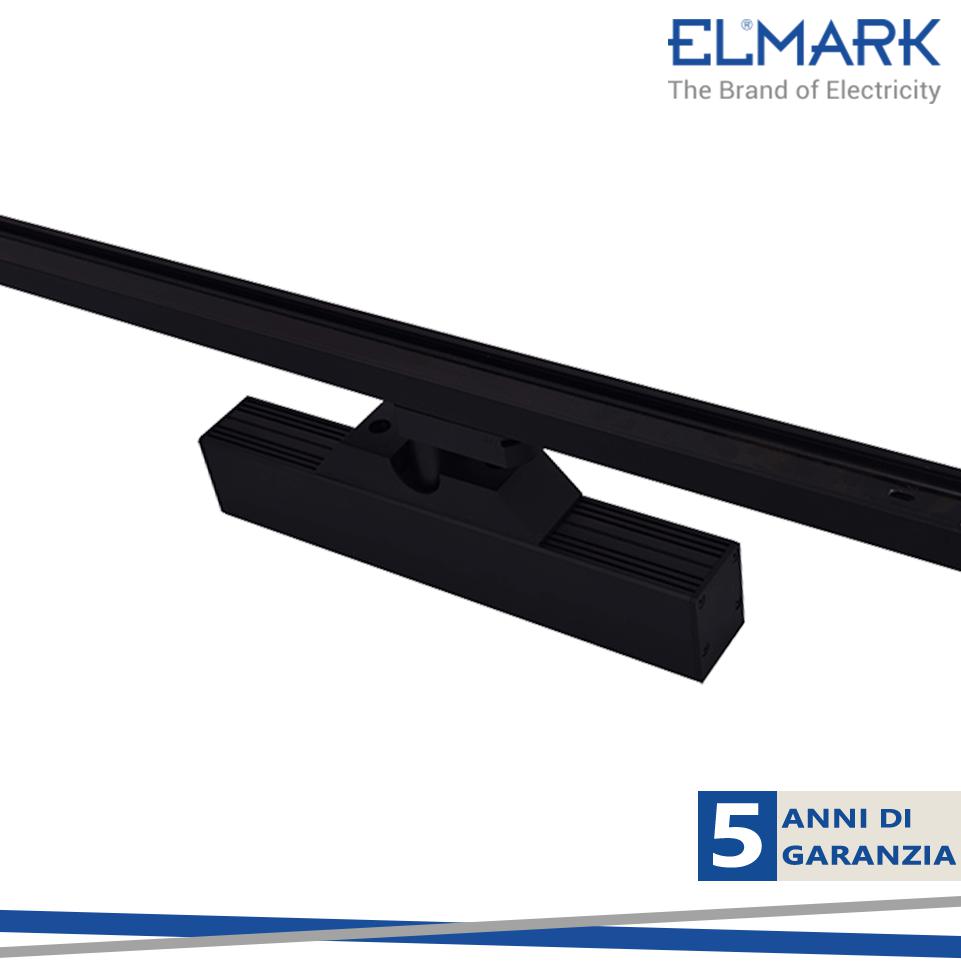 TRACK LIGHT T30 4-LINES 12W 30D CCT BLACK