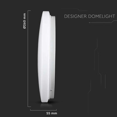 12W PLAFONIERA LED ROTONDA  CON INTERRUTTORE CAMBIA COLORE 3 IN 1 SATINATA