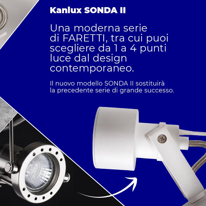 LAMPADA DA PARETE-SOFFITTO SONDA II EL-1O W - KANLUX