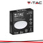 18W PLAFONIERA LED ROTONDA  CON INTERRUTTORE CAMBIA COLORE 3 IN 1 SATINATA