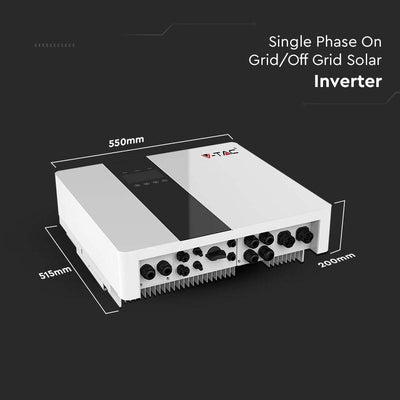 3.6KW INVERTER SOLARE IBRIDO ON/OFF MONOFASE 3 ANNI DI GARANZIA IP65