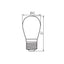 LAMPADINA LED ST45 LED 0,5W E27-WW - KANLUX