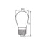 LAMPADINA LED ST45 LED 0,5W E27-WW - KANLUX