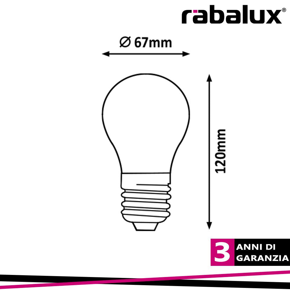 FILAMENT LED E27 A67 11W 1500LM 4000K