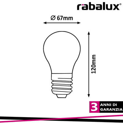 FILAMENT LED E27 A67 11W 1500LM 4000K