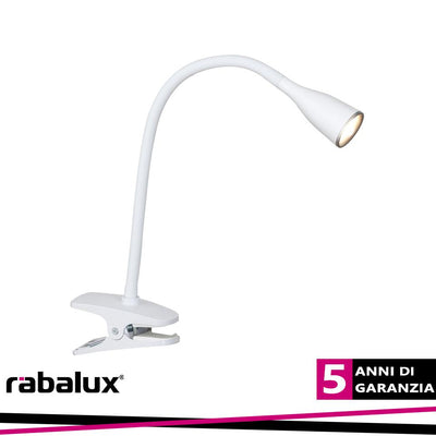 JEFF CLIP DESK LED 4,5W,WHITE IN-BUILT LED