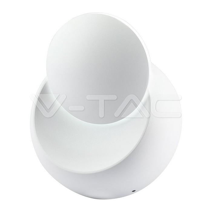 5W LAMPADE LED DA MURO BRIDGLUX CHIP COLORE BIANCO CORPO ROTONDO 4000K