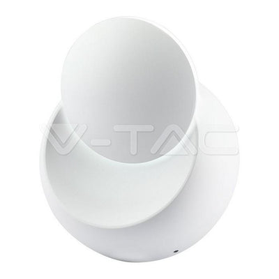 5W LAMPADE LED DA MURO BRIDGLUX CHIP COLORE BIANCO CORPO ROTONDO 4000K