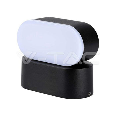5W LAMPADA LED DA MURO CORPO NERO IP65 MOVABLE 4000K