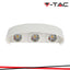 5W LAMPADA LED DA MURO CORPO BIANCO IP54 4000K