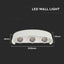 5W LAMPADA LED DA MURO CORPO BIANCO IP54 4000K