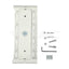7W LAMPADA LED DA MURO CORPO BIANCO IP54 4000K