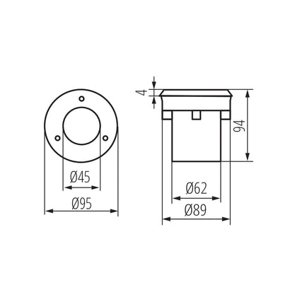PORTALAMPADA CARRABILE GORDO N 1W CW-O-SR - KANLUX