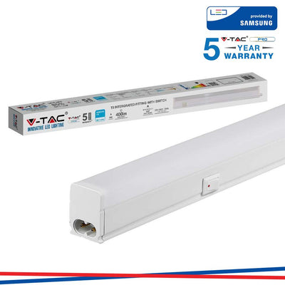 4W LED BATTEN FITTING QUADRATA SAMSUNG CHIP T5 30CM 6500K