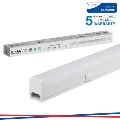 7W LED BATTEN FITTING QUADRATA SAMSUNG CHIP T5 60CM 3000K