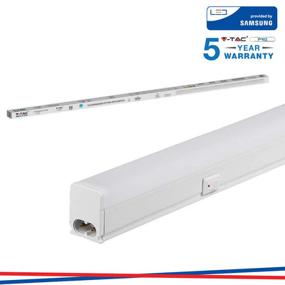 16W LED BATTEN FITTING QUADRATA SAMSUNG CHIP T5 120CM 4000K