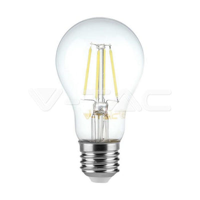LED LAMPADINA 8W FILAMENTO E27 A60 DIMMERABILE CLEAR COVER 3000K