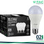 LED LAMPADINA 15W E27 A60 THERMOPLASTICA 6500K 3PCS/BLISTER PACK
