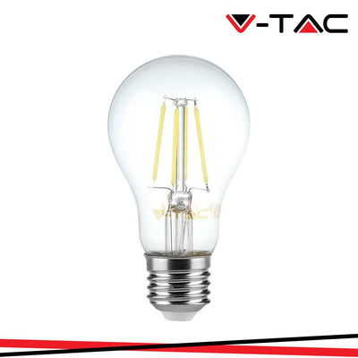 LED LAMPADINA 6W FILAMENTO E27 A60 CLEAR COVER 3000K