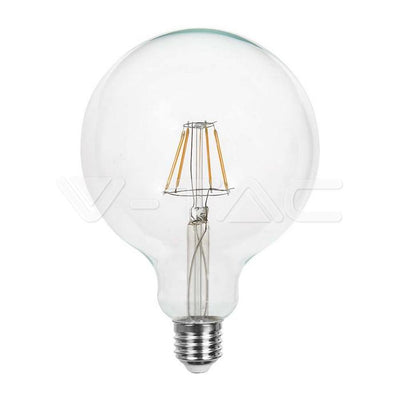 LED LAMPADINA 6W FILAMENTO E27 G125 CLEAR COVER   3000K