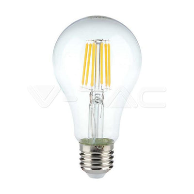 LED LAMPADINA 10W FILAMENTO E27 A60 CLEAR COVER 6500K
