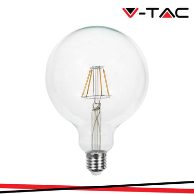 LED LAMPADINA 10W FILAMENTO   E27 G125 CLEAR COVER   3000K