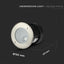 8W LED COB UNDERGROUND LIGHT OBLIQUE ANGLE 35 D 4000K