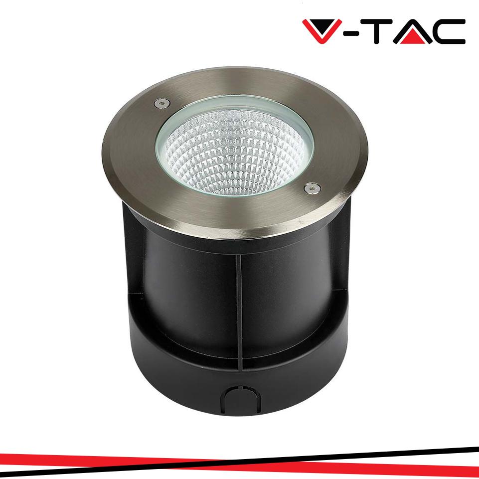 FARETTO LED COB SEGNAPASSO ROTONDO 12W  4000K