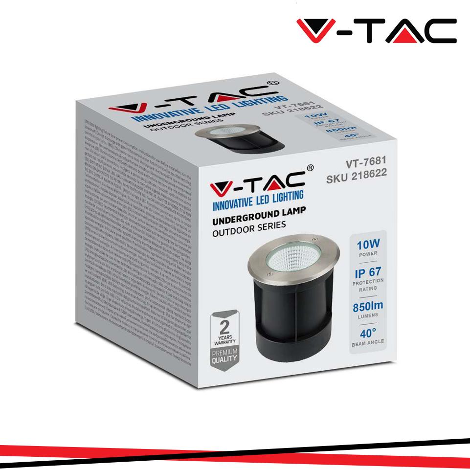 FARETTO LED COB SEGNAPASSO ROTONDO 12W  4000K