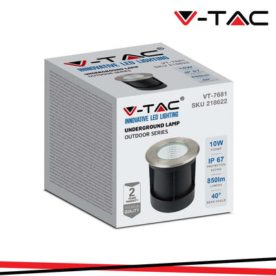 FARETTO LED COB SEGNAPASSO ROTONDO 12W  4000K