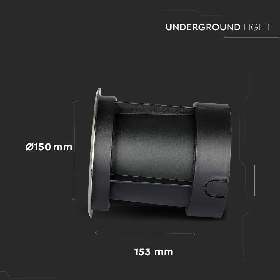 FARETTO LED COB SEGNAPASSO ROTONDO 12W  4000K