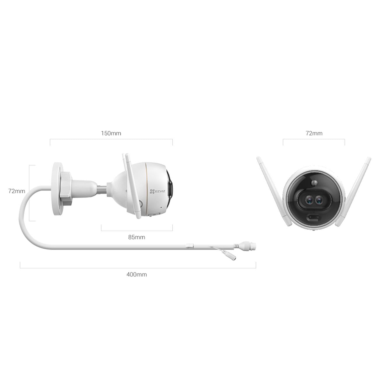 TELECAMERA 4MM 2MP WI-FI IP67   EZVIZ