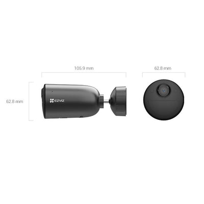 TELECAMERA ESTERNO A BATTERIA  3MP MICROSD (MAX 256GB) EZVIZ