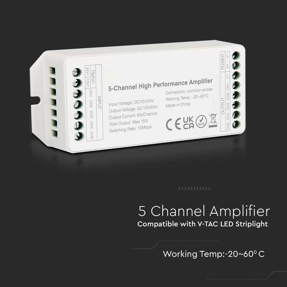5 CHANEL AMPLIFICATORE