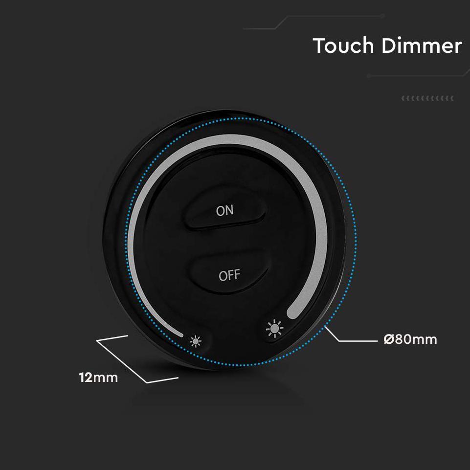 TOUCH DIMMER NERO