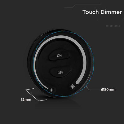 TOUCH DIMMER NERO
