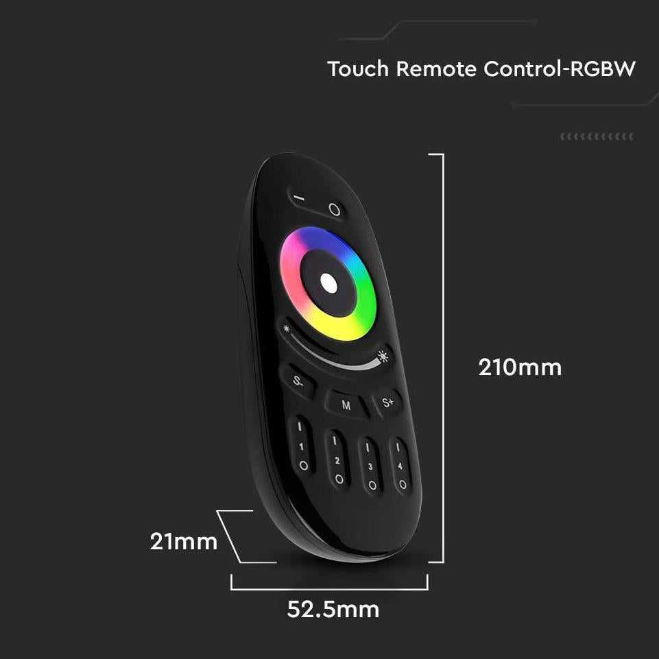 TOUCH REMOTE CONTROL RGB + W-BLACK
