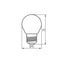 LAMPADINA LED XLED G45 E27 6W-WW - KANLUX
