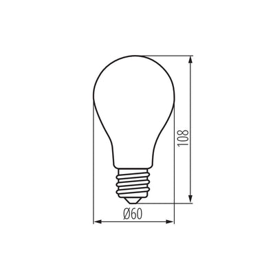 LAMPADINA LED XLED EX A60 3,8W-WW - KANLUX