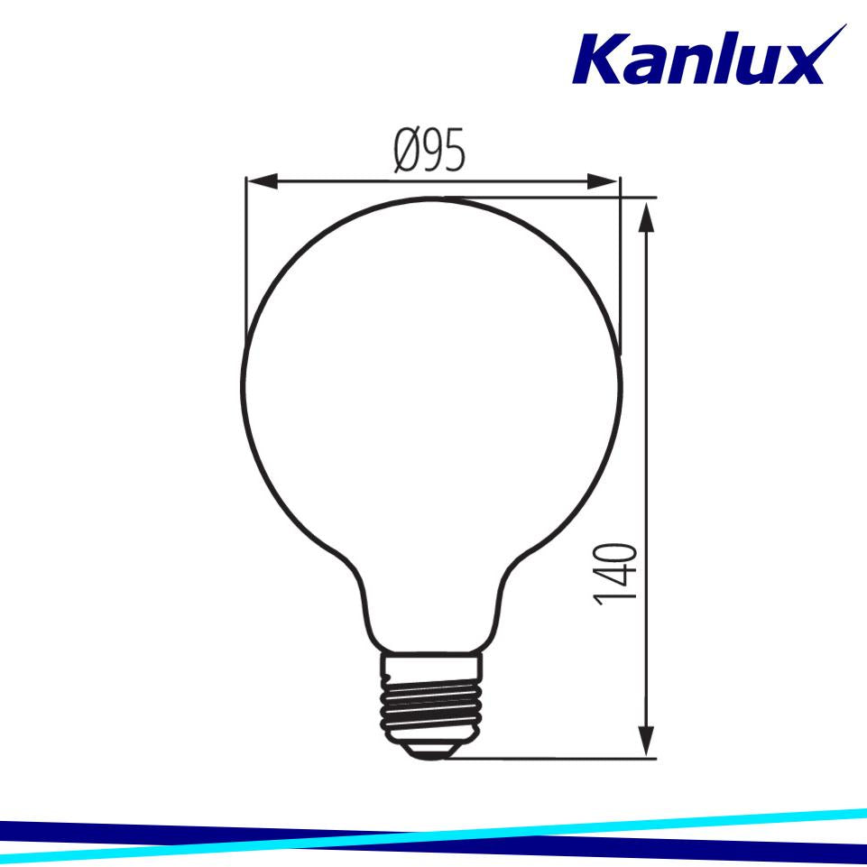 LAMPADINA LED XLED G95 4W-SW - KANLUX