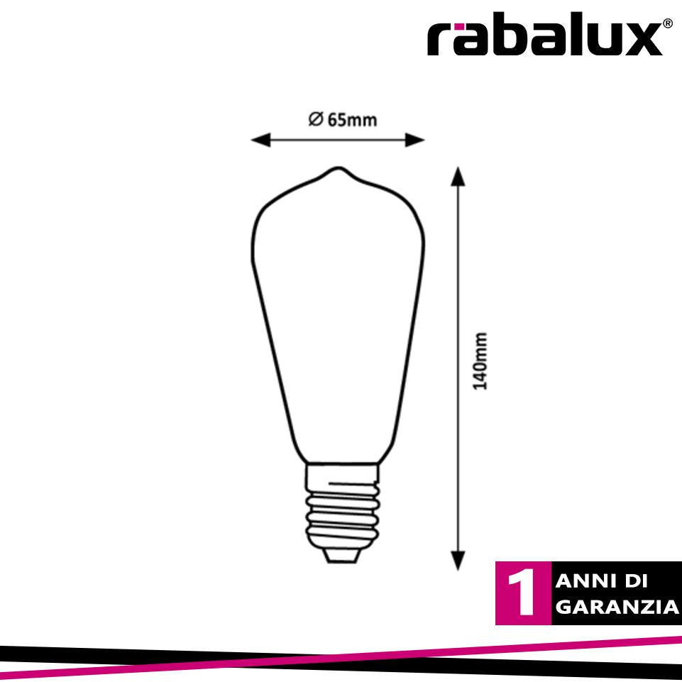 FIL.LED,E27 ST64, 10W, 1200LM,4000K