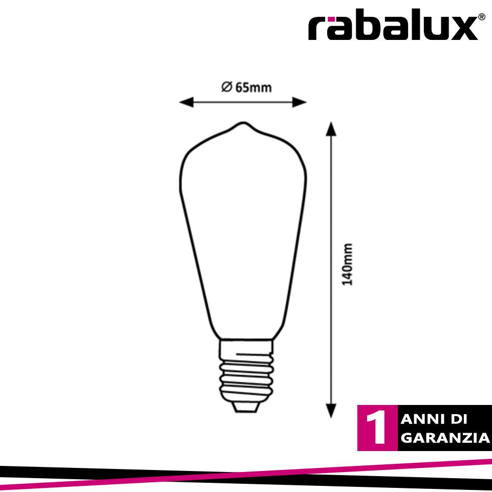 FIL.LED,E27 ST64 10W 4000K 1230LM