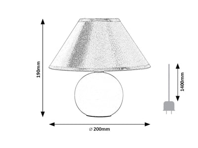 ARIEL IND.TABLE,E14 GREY