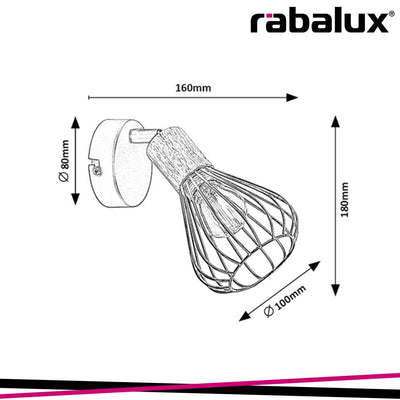 FARFALLE,IND.WALL,E14 1XMAX25W, D10CM